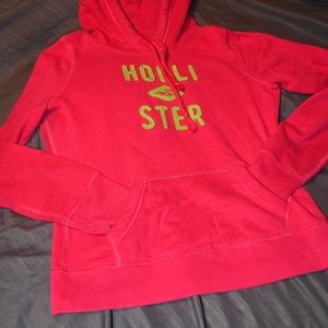 Pink Hollister Thermal Lined Hoodie